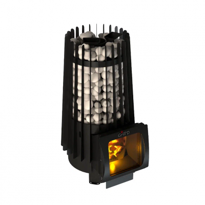Дровяная банная печь Grill'D Cometa Vega 180 Short Window Max