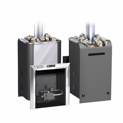 Газовая банная печьУралочка 12 с автоматикой