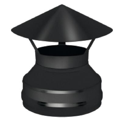 Оголовок BLACK (AISI 430/0,5мм)
    диаметр дымохода: 
    150x250 мм