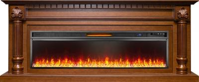 Каминокомплект Edinburg 60 - Орех с очагом Vision 60 LED