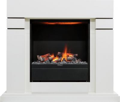 Каминокомплект Lindos - Алебастр с очагом Albany