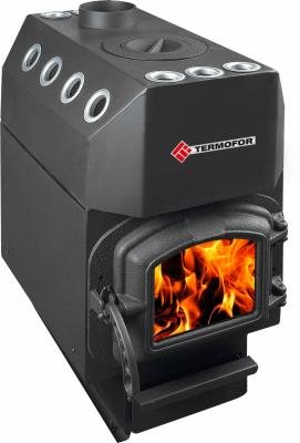 ТЕРМОФОР Ставр  9 (с чугун. кружком и чугун. дверцей) (150 м.куб)
    диаметр дымохода: 
    115 мм