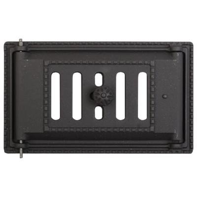 Дверка ДПК (Р) поддувальная краш. черная 250х140 (ДП-2А)