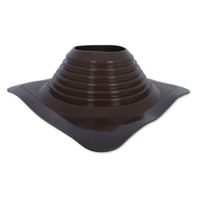 Кровельный проходник для дымохода "ВЕЗУВИЙ" № 8 (д.180-330мм  425х425мм) прямой  силикон