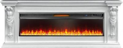 Каминокомплект Sparta 60 - Белый с очагом Vision 60 LED