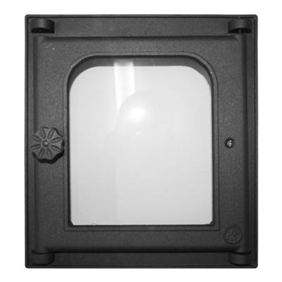 Дверь топочная застекленная на петлях К-302