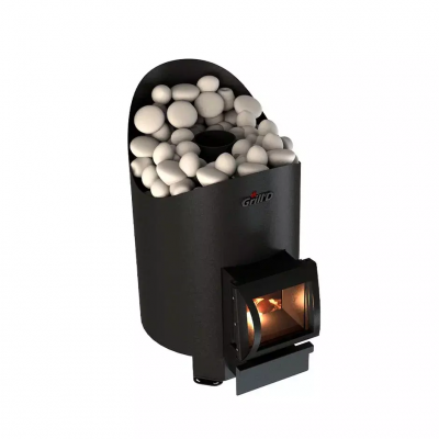 Дровяная банная печь Grill'D Aurora 160 Short (дверца со стеклом)