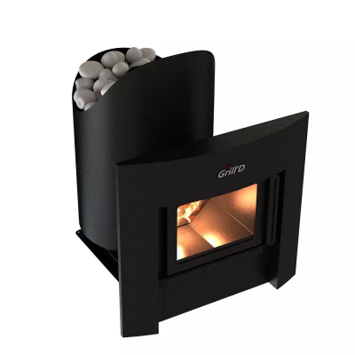 Дровяная банная печь Grill'D Aurora 180 Window (дверца со стеклом)