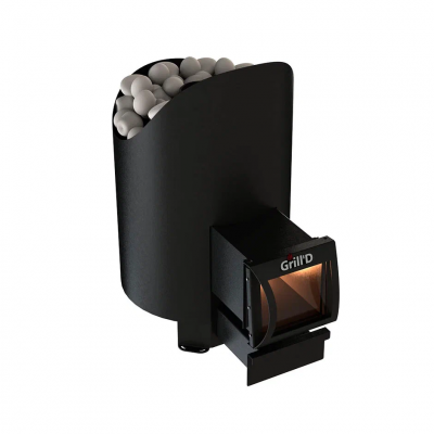 Дровяная банная печь Grill'D Aurora 160 Long (дверца со стеклом)