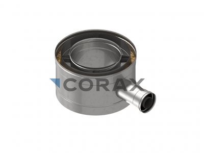 Тройник коаксиальный утепленный 90 H=245мм