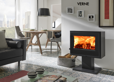 Дровяной камин PANADERO Verne стальной