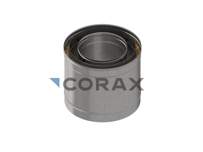 Труба коаксиальная утепленная Н=350мм