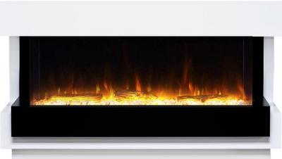 Каминокомплект Cube 50 - Белый с черным с очагом Astra 50 RF