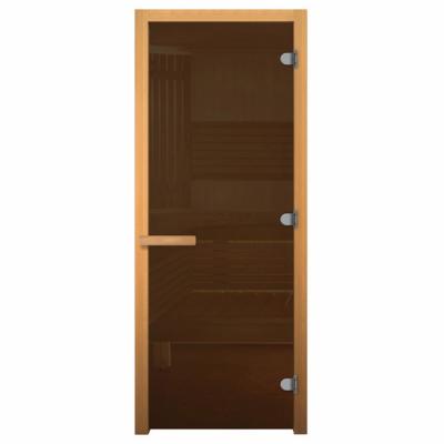 Дверь стекло  Бронза 190х70 (8мм, 3 петли 716 CR) (ОСИНА) Пр