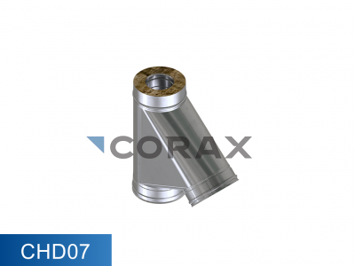 Тройник утепленный 45°