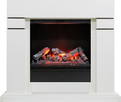 Каминокомплект Lindos - Алебастр с очагом Engine 56-600 LL