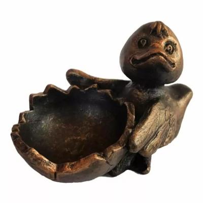 Подставка для яиц "Утёнок", в патине