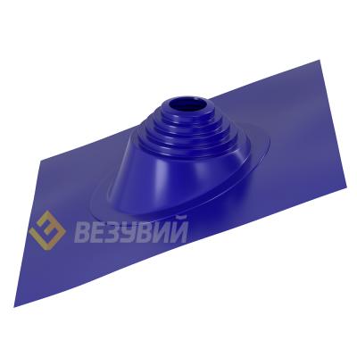 Кровельный проходник для дымохода "ВЕЗУВИЙ" №110 (д.75-200мм  420х420мм) угл,  силикон