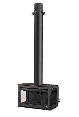 Дровяной камин ROCAL CITY фронтальный (одна дверь) стальной