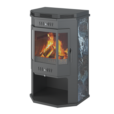 Печь-Камин ASTON 12 кВт (200 м3) Призматик с плитой (Амфиболит)
    диаметр дымохода: 
    150 мм