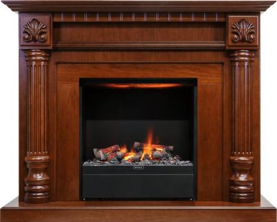 Каминокомплект Edinburg - Орех с очагом Albany