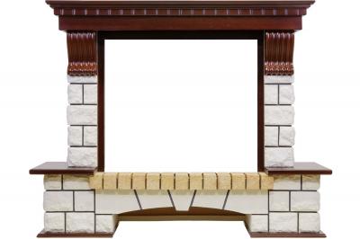 Портал Pierre Luxe - Темный дуб / Белый