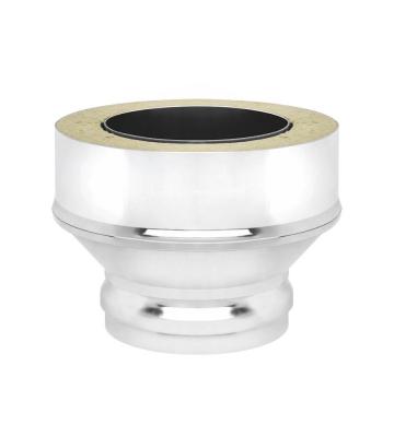 Переход на сэндвич Сталь+Оц (1,0мм) (ММ)

    диаметр дымохода: 
    120x200 мм