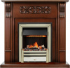 Каминокомплект Venice - Махагон коричневый антик с очагом Cavendish