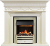 Каминокомплект Corfu - Слоновая кость с очагом Cavendish
