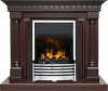 Каминокомплект Dallas - Темный дуб с очагом Flagstaff