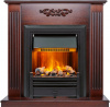 Каминокомплект Lumsden - Махагон коричневый антик с очагом Brookline Black