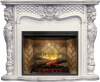 Каминокомплект Castle - Слоновая кость с темной патиной с очагом Revillusion RBF30