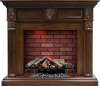Каминокомплект Sheffield - Темный орех с очагом Silverton