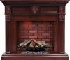 Каминокомплект Sheffield - Темная вишня с очагом Silverton