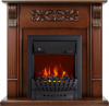 Каминокомплект Venice - Махагон коричневый антик с очагом Aspen Black