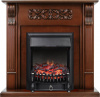 Каминокомплект Venice - Махагон коричневый антик с очагом Fobos FX Black