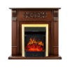 Каминокомплект Venice - Махагон коричневый антик с очагом Majestic FX Brass