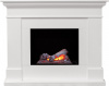 Каминокомплект California - Белый (Глубина 380) с очагом Cassette 400 NH