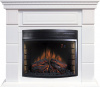 Каминокомплект Portland - Белый с очагом Dioramic 28 LED FX