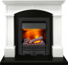 Каминокомплект Langford - Белый с черным с очагом Danville Black FB2