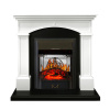 Каминокомплект Langford - Белый с черным с очагом Majestic FX M Black