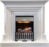 Каминокомплект Bradford - Белый с очагом Danville Chrome FB2