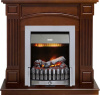 Каминокомплект Boston - Темный дуб (Высота 925см) с очагом Danville Chrome FB2