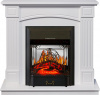 Каминокомплект Boston - Белый (Высота 925см) с очагом Majestic FX M Black