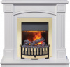 Каминокомплект Boston - Белый (Высота 925см) с очагом Danville Brass FB2