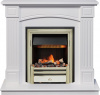 Каминокомплект Boston - Белый (Высота 925см) с очагом Cavendish