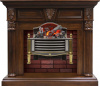 Каминокомплект Sheffield - Темный орех с очагом Rothesay