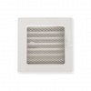 Вентиляционная решетка (Кремовый) с задвижкой 17*17